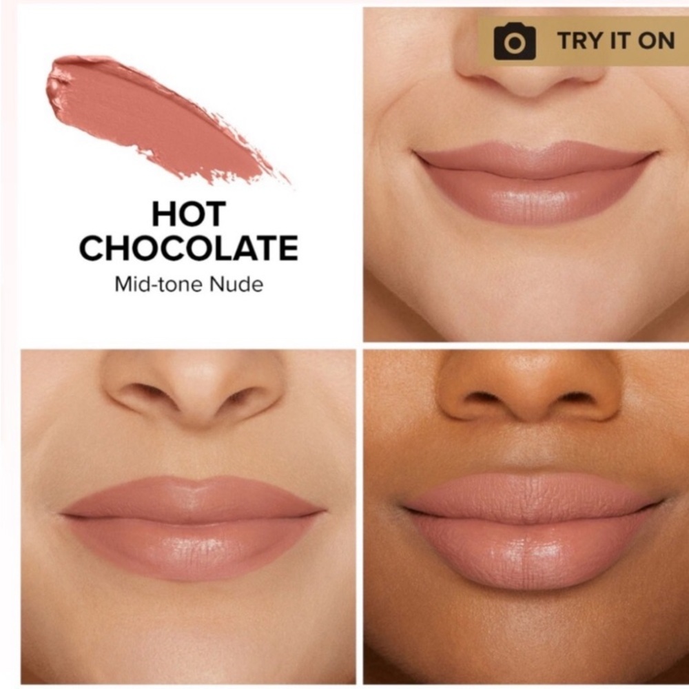 Hot Chocolate too faced Cocoa Bold Lipstick EM-Power Cream Lipstick